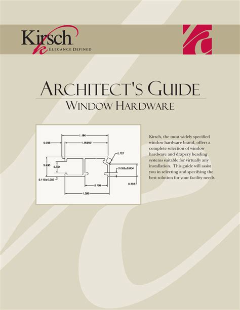 kirsch drapery hardware manual